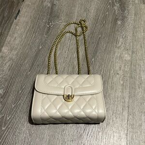 Quilted White handbag
